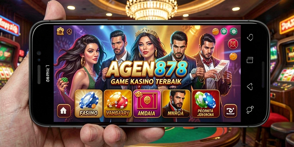 Tampilan menakjubkan dari permainan Kasino di AGEN878.