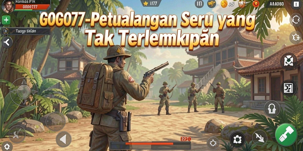 Screenshot utama GOGO77 menampilkan aksi mendebarkan dalam permainan petualangan.