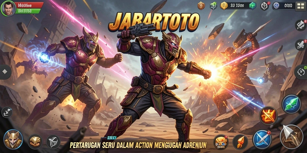 Tampilan gameplay menegangkan dalam JABARTOTO yang memacu adrenalin.