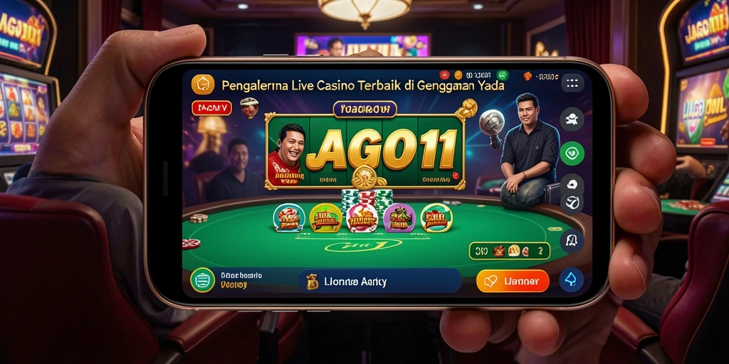 Tampilan gameplay Live Casino JAGO11 yang menarik dan interaktif.