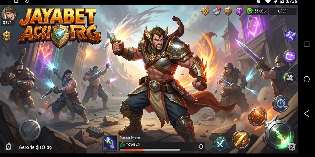 Screenshot dari gameplay JAYABET yang penuh aksi dan petualangan.