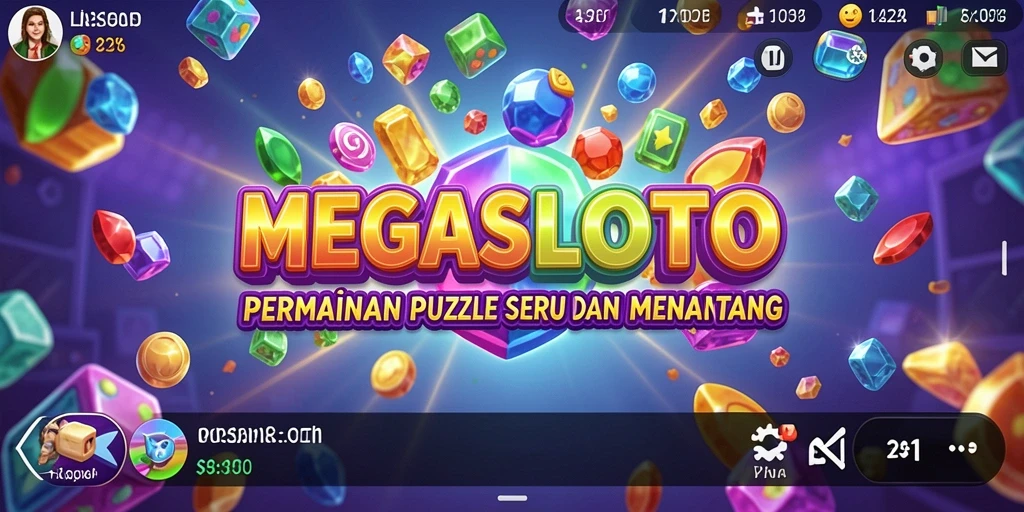 Tampilan gameplay seru dari MEGASLOTO dengan banyak level menantang.