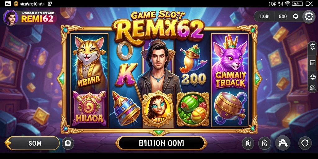 Tampilan gameplay Slot REMI62 yang mengasyikkan.