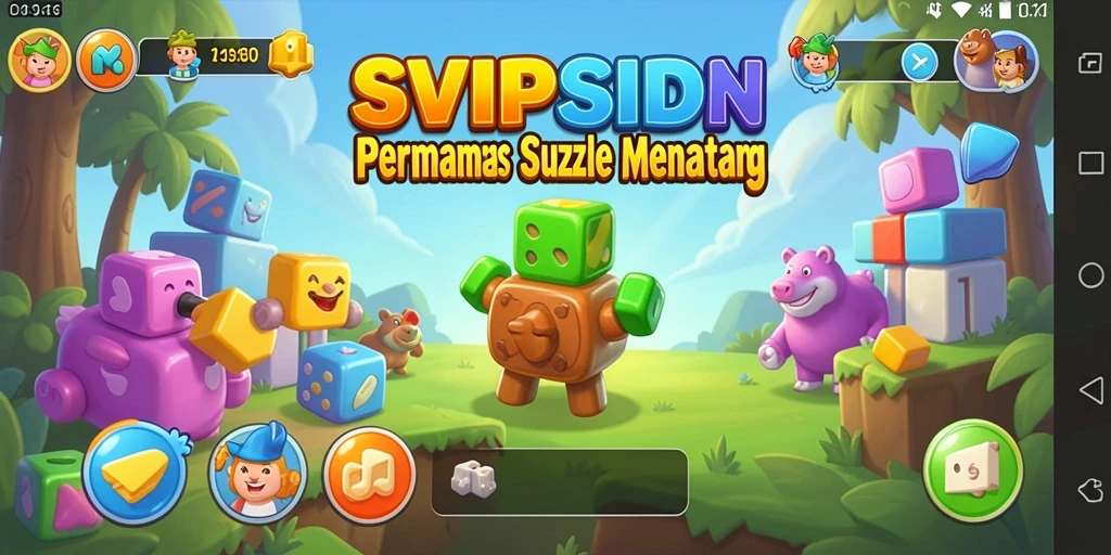 Tampilan gameplay SVIPSIDN dengan variasi teka-teki menarik.